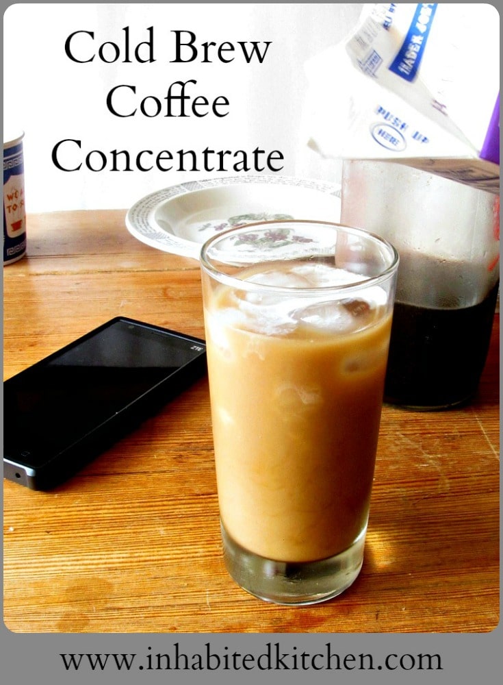 Make cold brew coffee concentrate at home, for the flavor of cold brew and the convenience of instant coffee! Just add water (and ice.) 