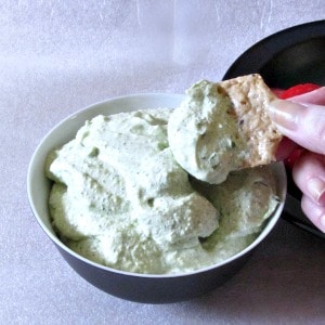 Flavor whipped feta with dill for a wonderfully flavored spread - delicious on crackers, terrific in a lunchbox, great for any lunch or snack.