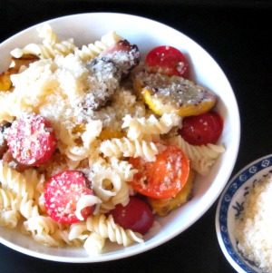 If you grill a batch of vegetables, it's easy to serve them in a variety of ways - such as this Gluten Free Pasta with Grilled Vegetables!