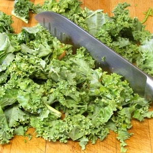 Italian Sausage and Kale come together in a rice bowl for a quick and easy, but hearty and delicious, skillet meal! 