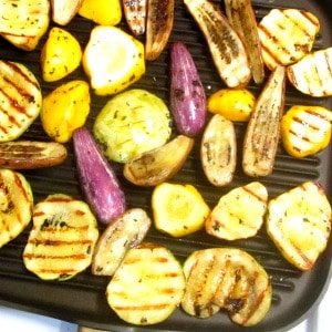 If you grill a batch of vegetables, it's easy to serve them in a variety of ways - such as this Gluten Free Pasta with Grilled Vegetables! 