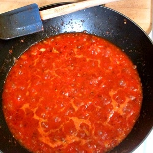 When you have tomatoes but no time, try the Lazy Cook's Fresh Tomato Sauce! It's simple, easy, fast, but keeps the wonderful fresh flavor of your tomatoes.