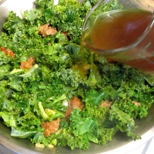 Italian Sausage and Kale come together in a rice bowl for a quick and easy, but hearty and delicious, skillet meal! 