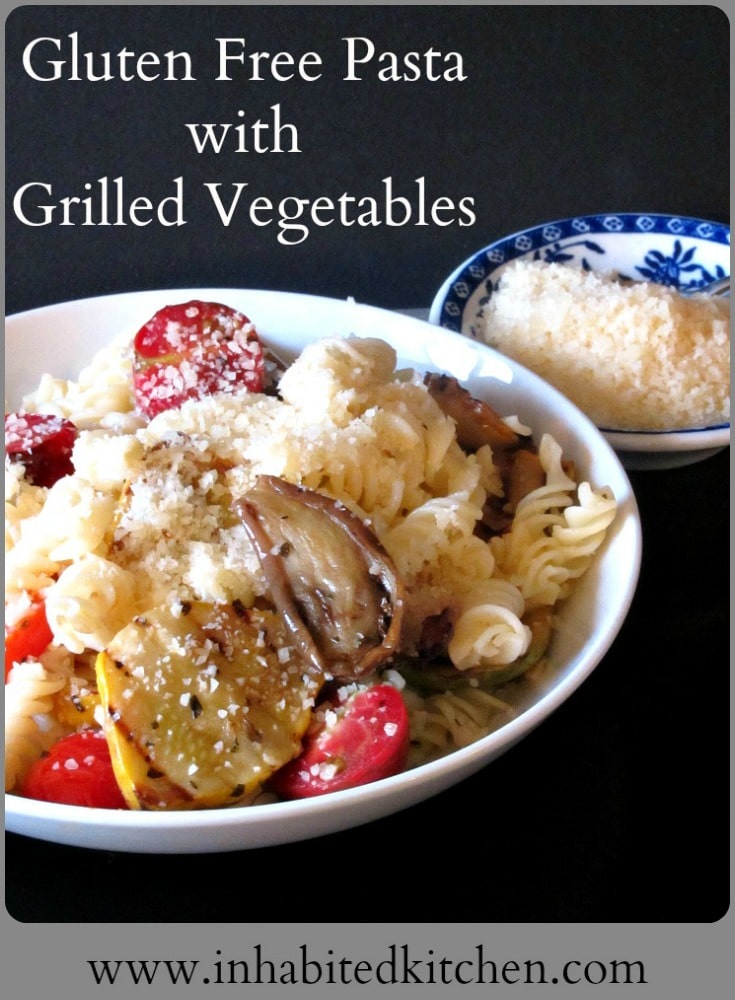 If you grill a batch of vegetables, it's easy to serve them in a variety of ways - such as this Gluten Free Pasta with Grilled Vegetables! 