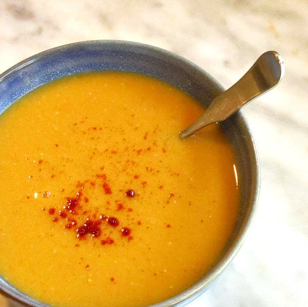 Red Lentil Soup with Butternut Squash