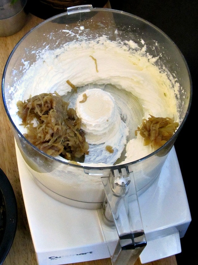 Cheese and Onion Marmalade in food processor